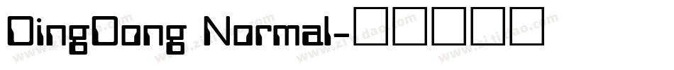 DingDong Normal字体转换